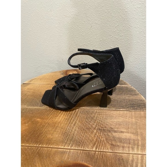Franco Sarto Rania 2 Ankle Stiletto Heels Black size 8.5 - Picture 3 of 9